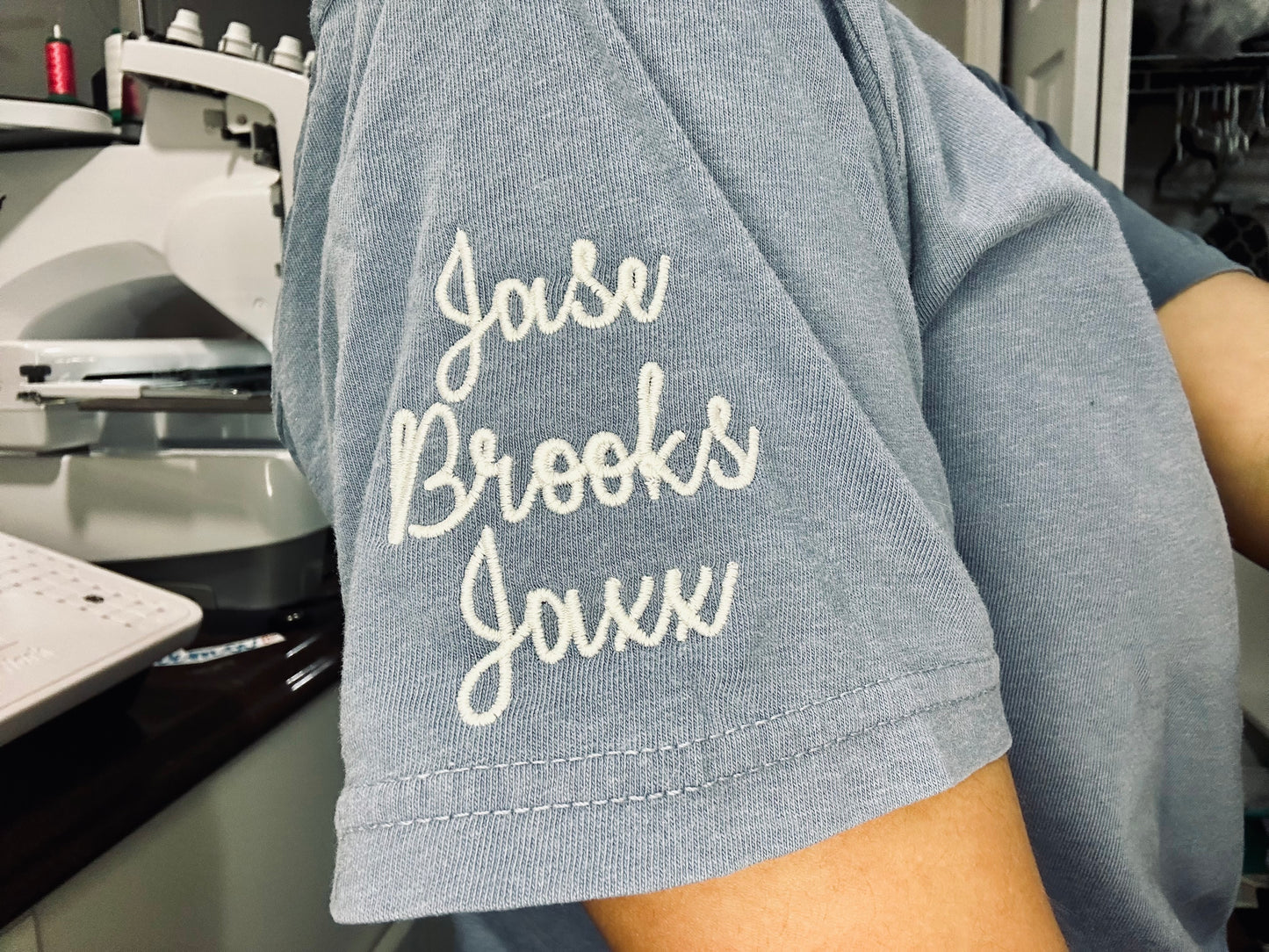 Mama Curved Neckline Tee