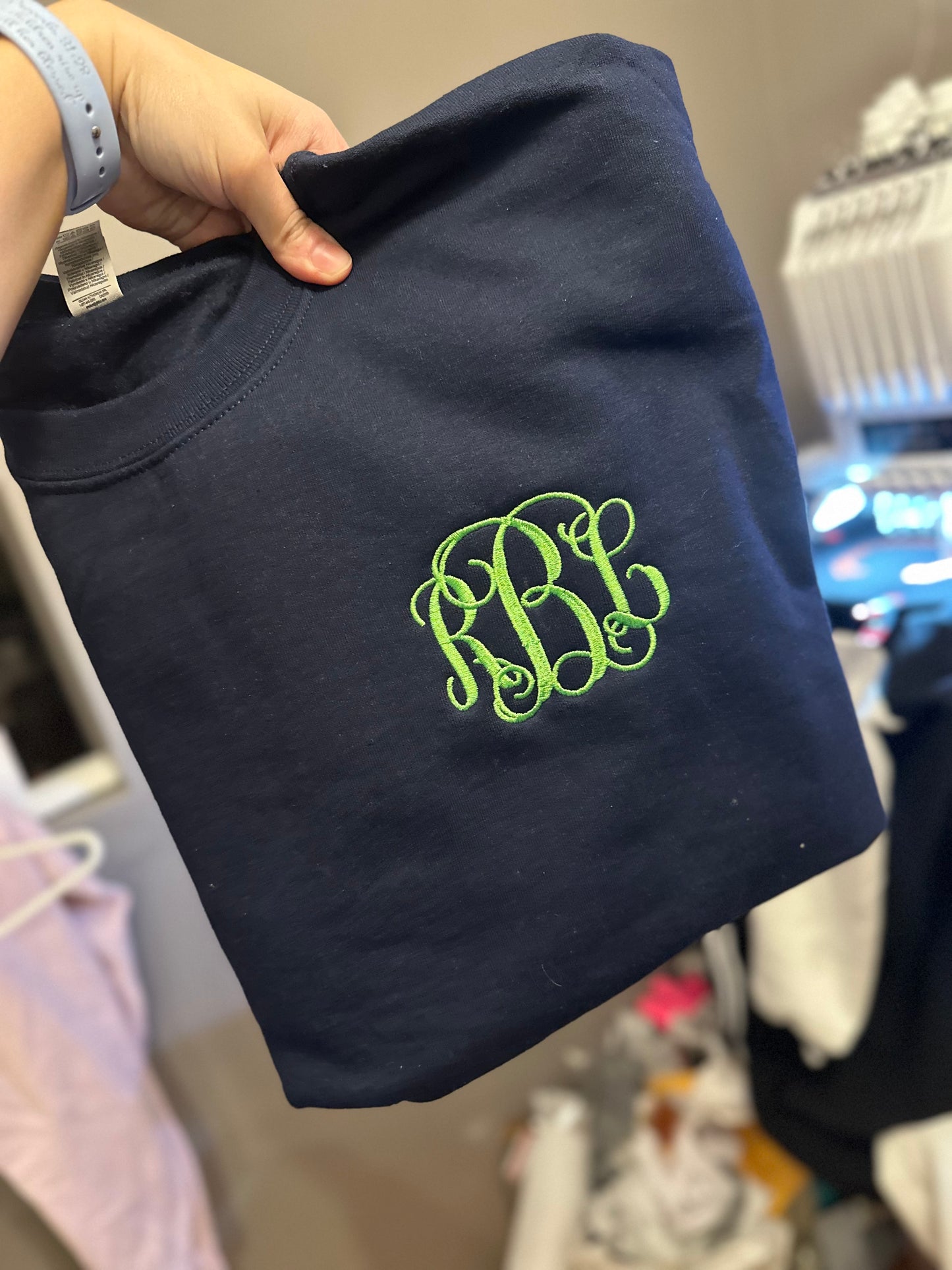 Monogram Crewneck
