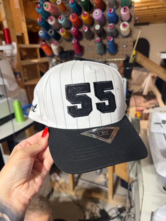 Glitter Number Hats 🖤