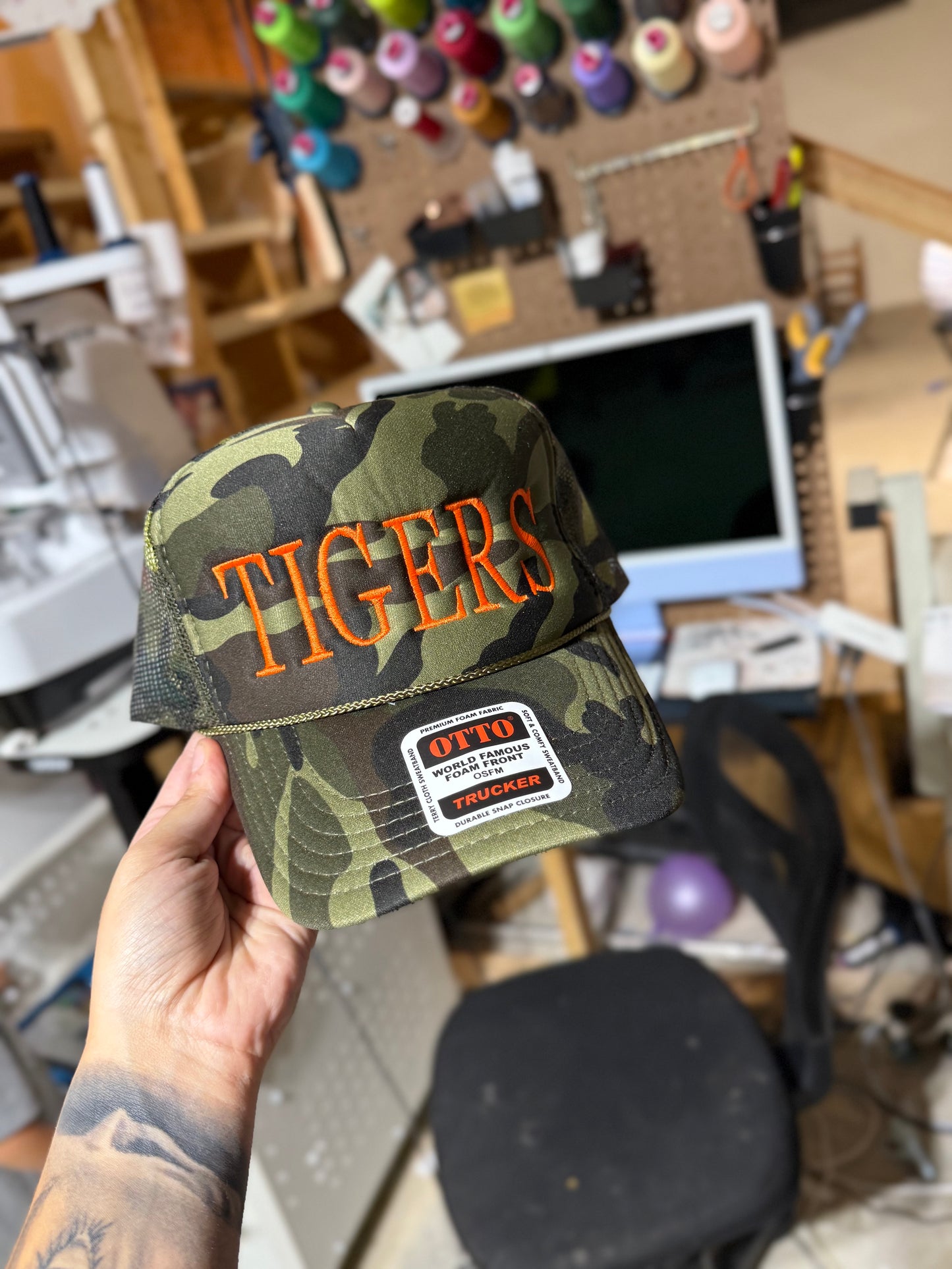 Camo Foam Trucker Hat ๐ค