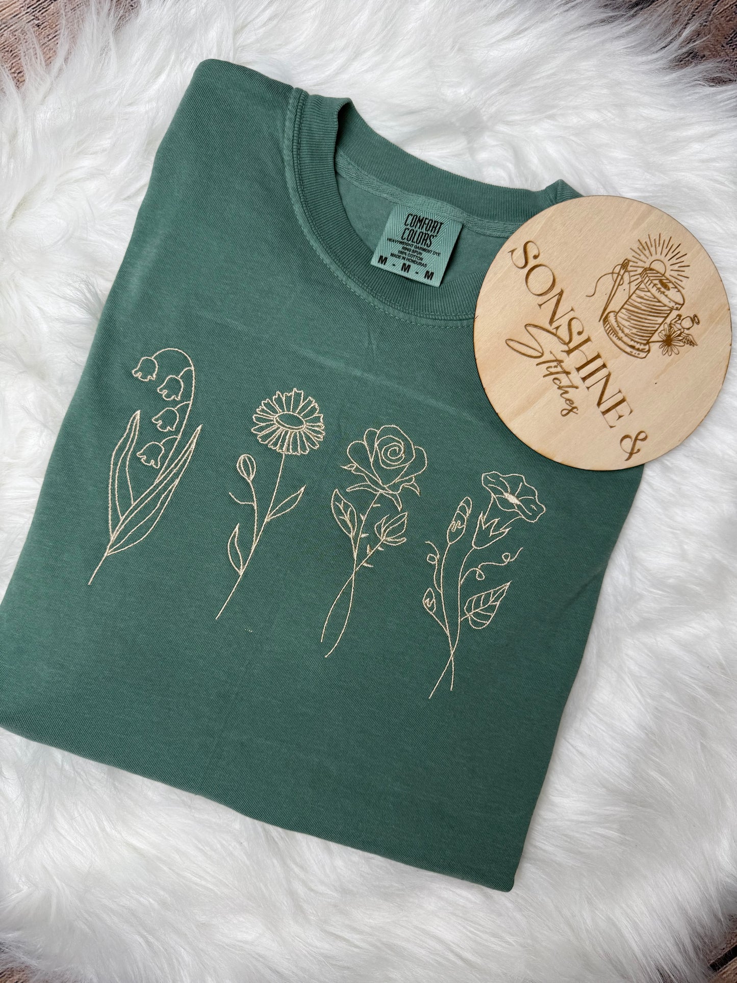 Birth flower shirt