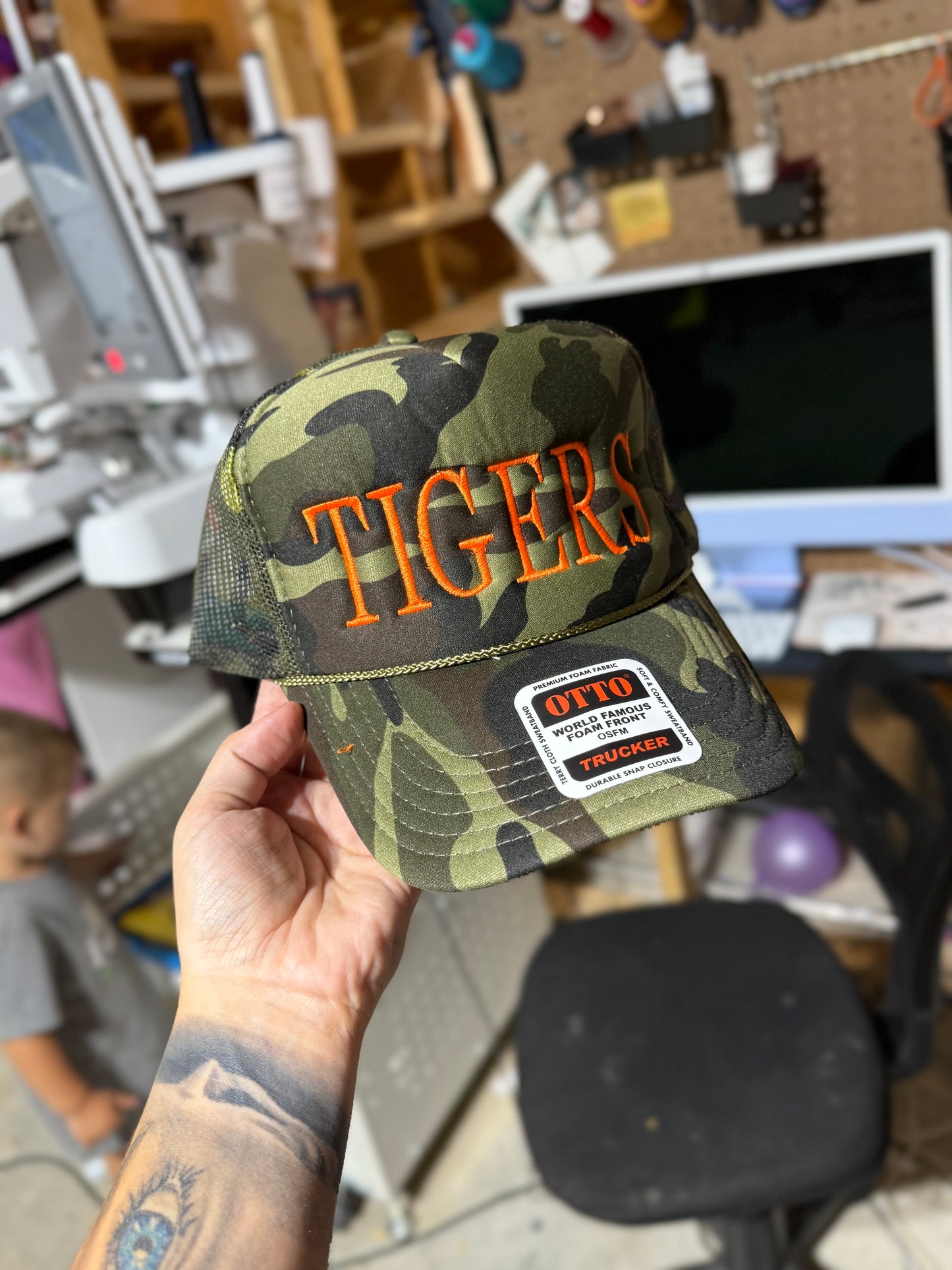 Camo Foam Trucker Hat ๐ค