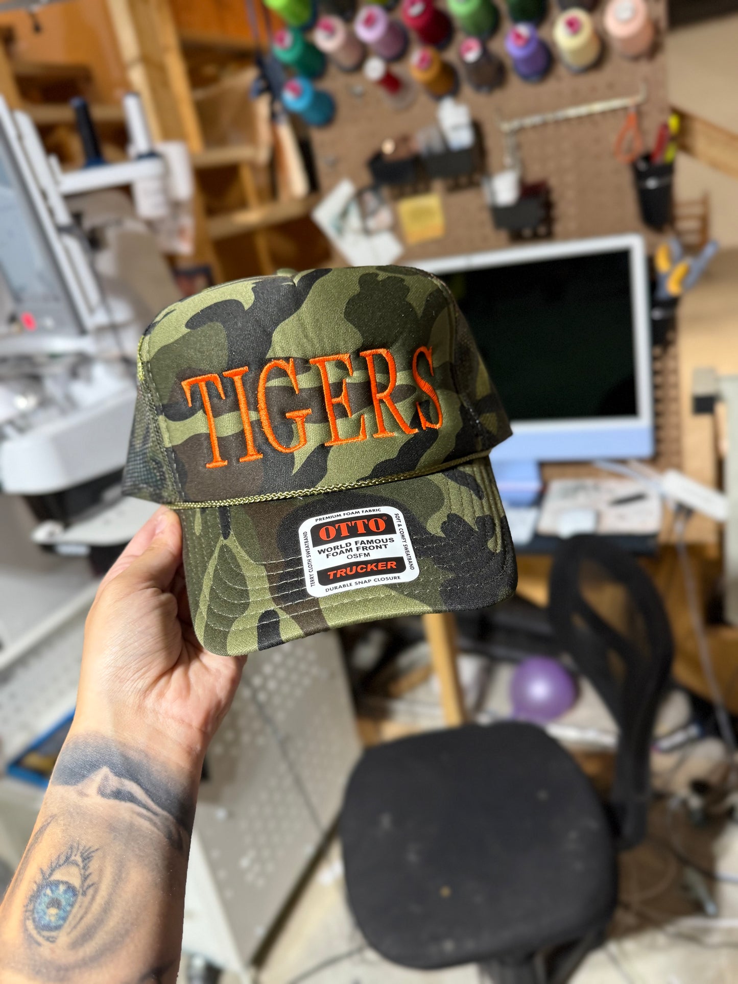 Camo Foam Trucker Hat ๐ค