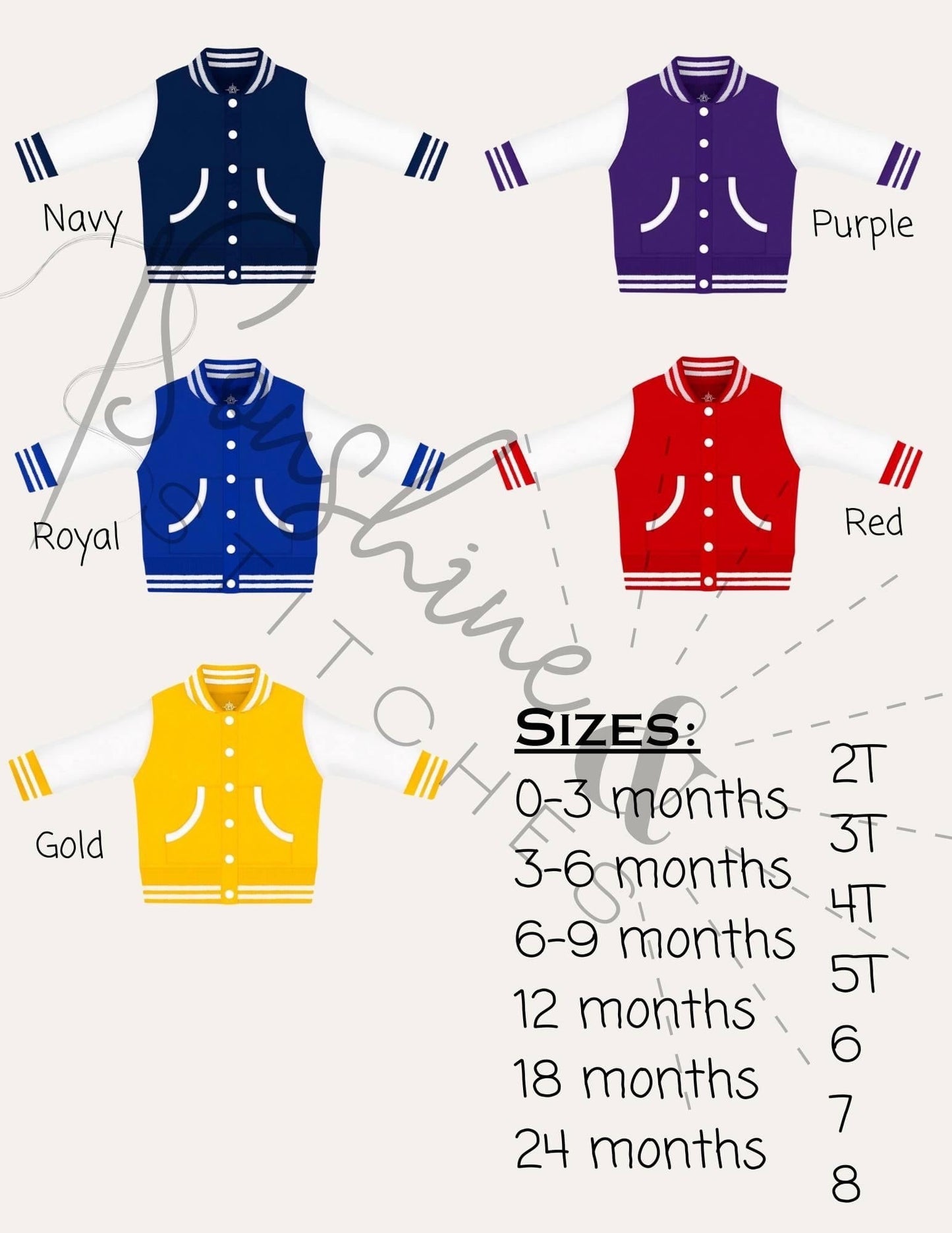 Infant/Toddler Varsity Jackey