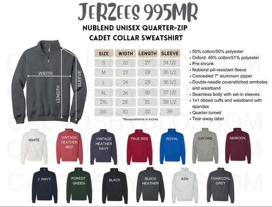 Simple Occupation Quarter Zip 🖤