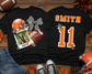 Football Photo Shirt 🧡🏈🖤