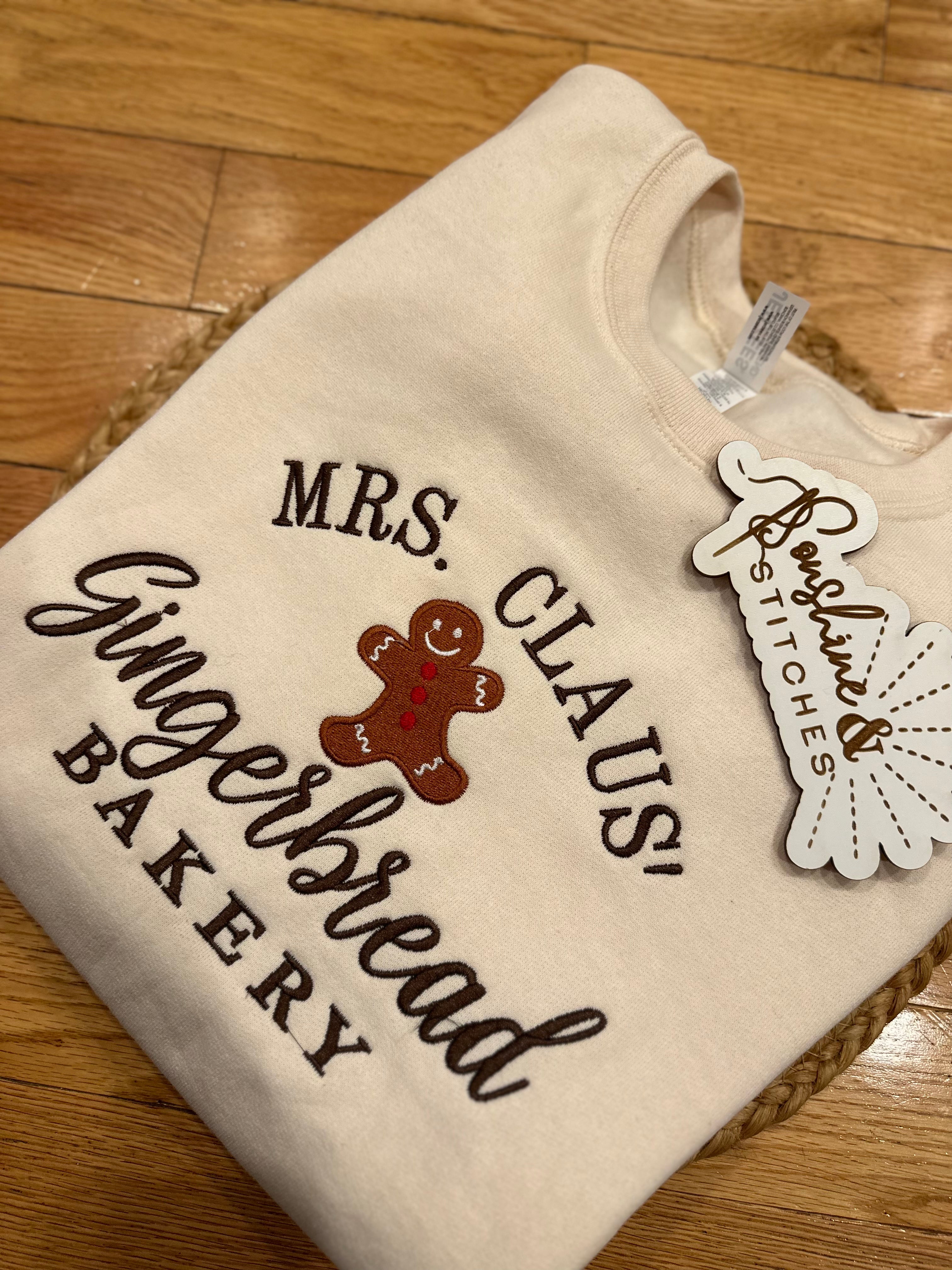 Mrs. Claus’ Gingerbread Bakery – Sonshine & Stitches