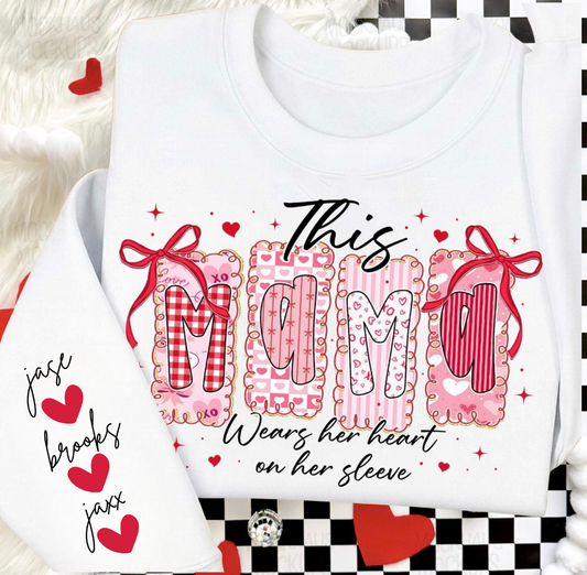 This Mama Wears Her Heart ❤️