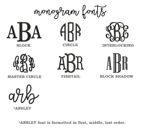 Monogram Tees