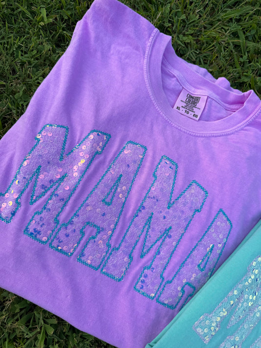 Iridescent Mama Tee ✨