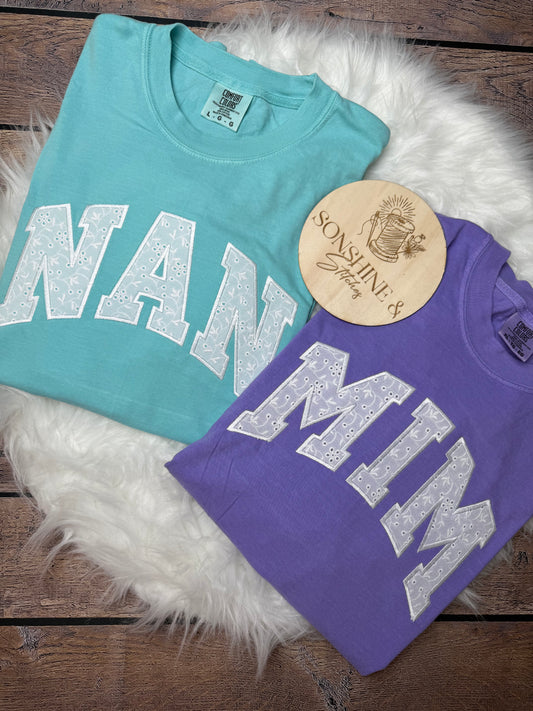 Eyelet Lace Title Tshirt